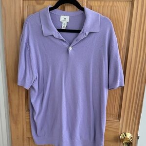 H&M Lavender Polo Shirt